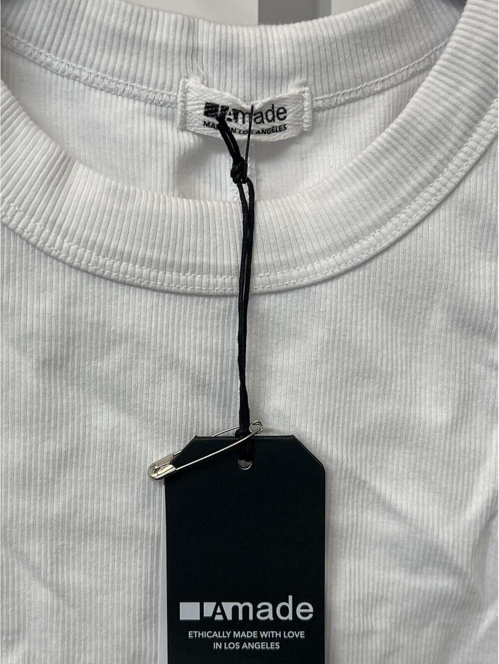 Lamade You Rib Tank In White - Picture 2 of 4